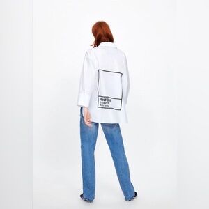 Zara Oversized PANTONE®️ Shirt.